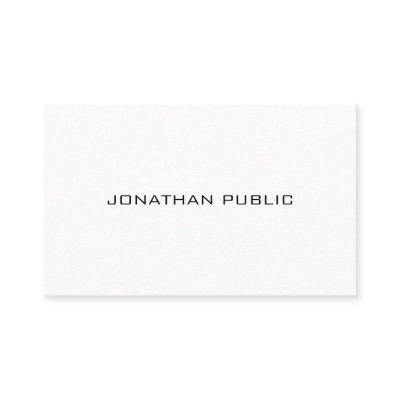 Elegant Modern Simple Professional Plain Luxury