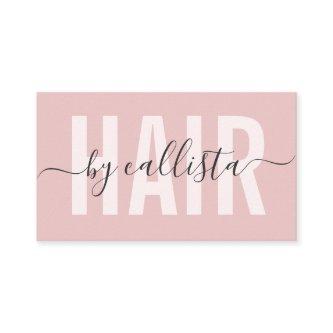 Elegant Modern Simple Typography Hair Stylist