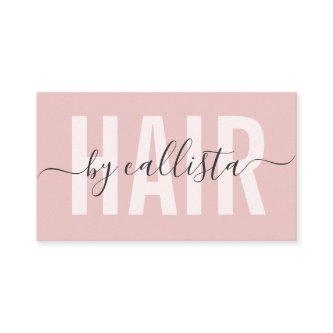 Elegant Modern Simple Typography Hair Stylist