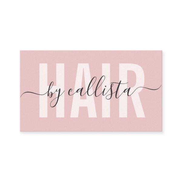 Elegant Modern Simple Typography Hair Stylist