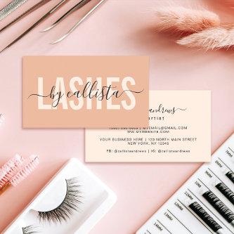 Elegant Modern Simple Typography Lashes Business C