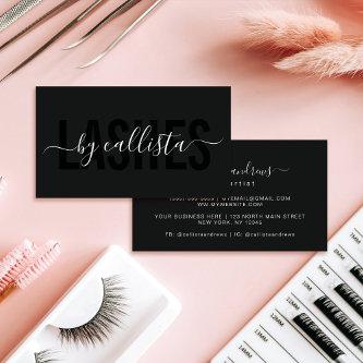 Elegant Modern Simple Typography Lashes