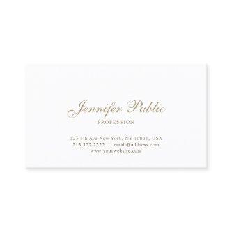 Elegant Modern Sleek Chic Graphic Design Plain