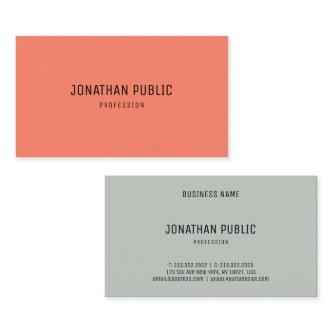 Elegant Modern Trend Colors Simple Template