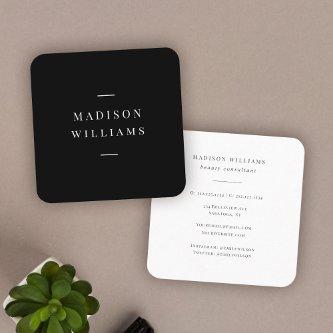 Elegant Modern Typography Professional Simple Chic Square