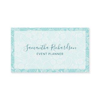 Elegant Modern Typography Teal Green