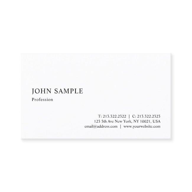 Elegant Modern White Simple Template Professional
