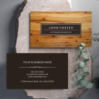 Elegant Modern Wood Grain Look