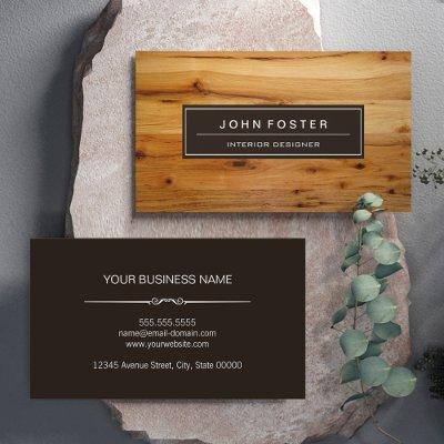 Elegant Modern Wood Grain Look