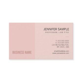 Elegant Modish Blush Pink Creative Plain Trendy