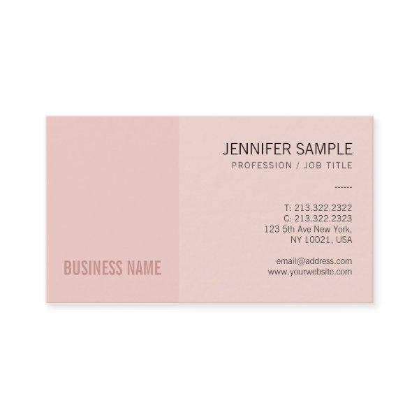 Elegant Modish Blush Pink Creative Plain Trendy