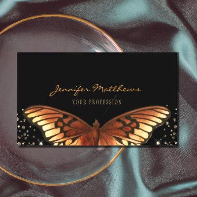 Elegant Monarch Butterfly Glitter
