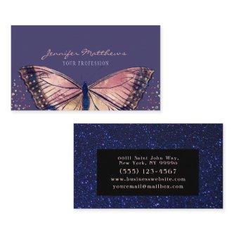 Elegant Monarch Butterfly Glitter