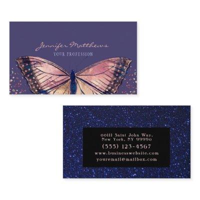 Elegant Monarch Butterfly Glitter