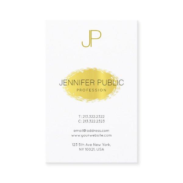 Elegant Monogram Clean Design Trendy Modern Plain