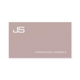 Elegant Monogram Design Trendy Modern Plain Luxury
