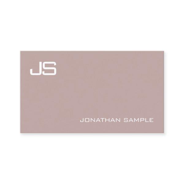 Elegant Monogram Design Trendy Modern Plain Luxury