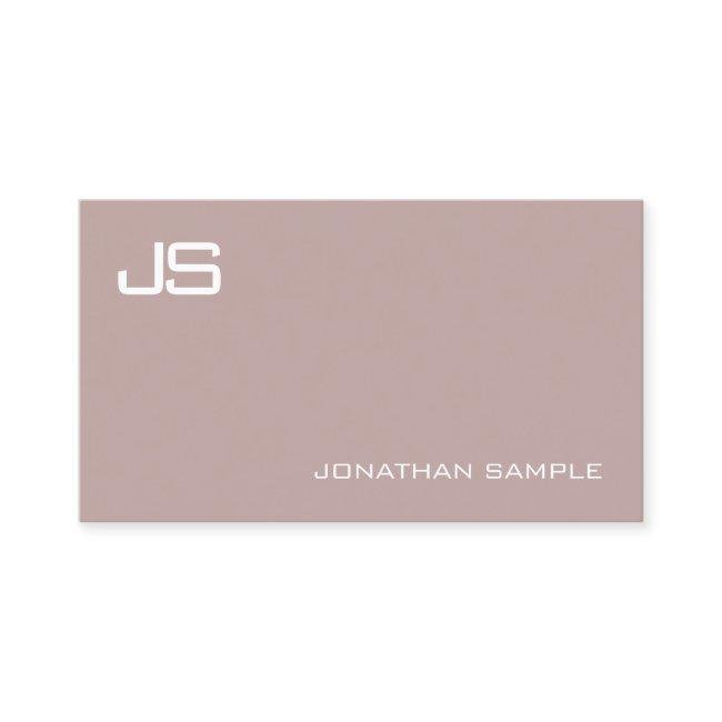 Elegant Monogram Design Trendy Modern Plain Luxury