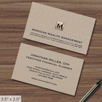 Elegant Monogram Financial