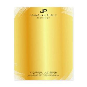 Elegant Monogram Gold Template Modern Professional