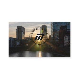 Elegant monogram modern architecture buildings