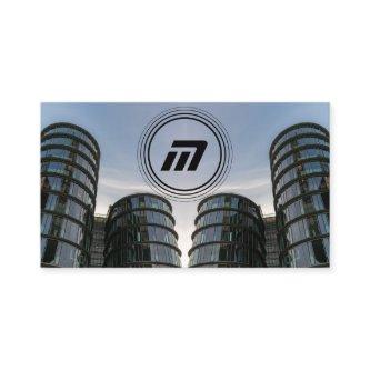 Elegant monogram modern architecture buildings