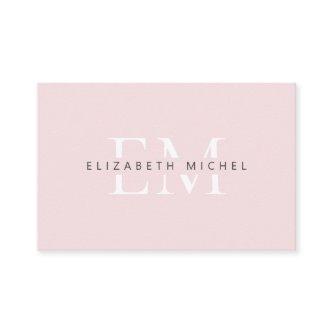 Elegant monogram modern cotton candy professional