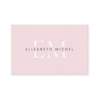 Elegant monogram modern cotton candy professional