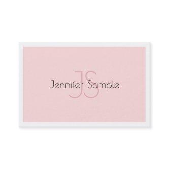 Elegant Monogrammed Minimalistic Luxury Design