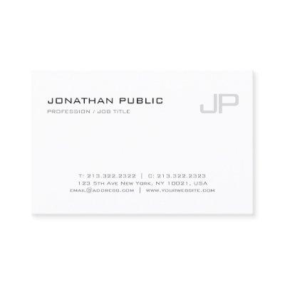 Elegant Monogrammed Modern Template Professional