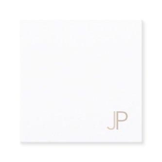 Elegant Monogrammed Plain Modern Trendy Luxe Square