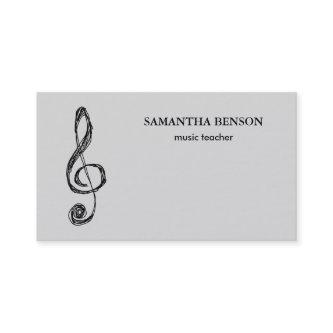 Elegant Musician  with Music Note