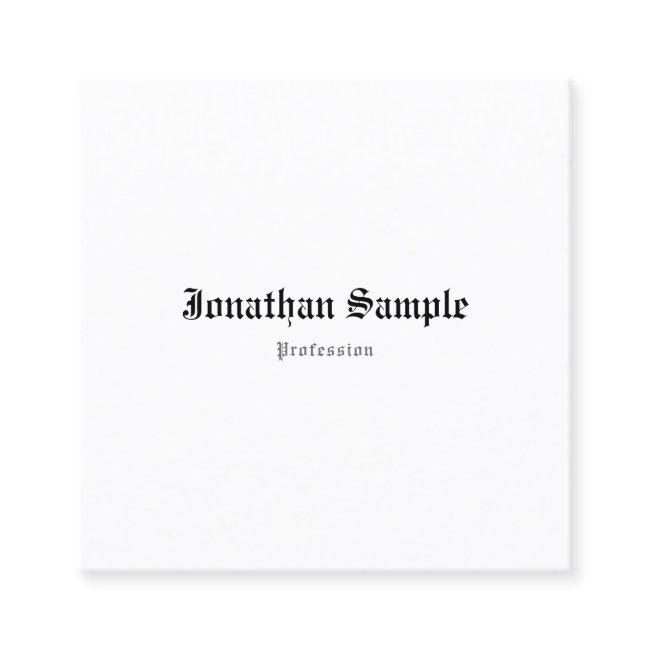 Elegant Nostalgic Classic Old English Font Plain Square