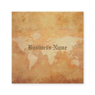 Elegant Nostalgic Old Paper Look Premium Thick Square