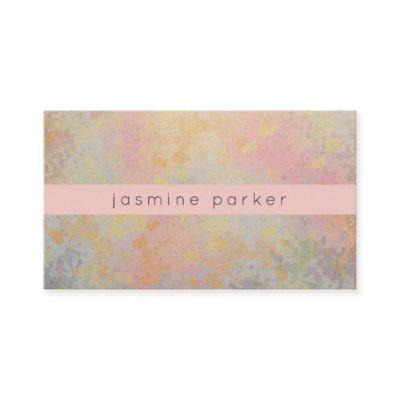 Elegant Pastel Mottled Marble