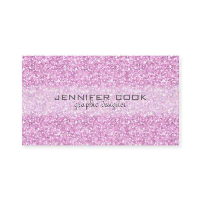 Elegant Pastel Pink Glitter & Sparkles