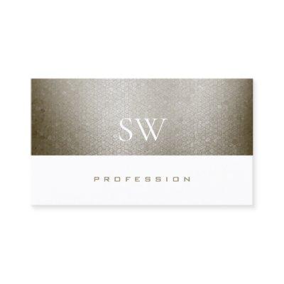 Elegant Pearl Shimmer Snake Pattern with Initials