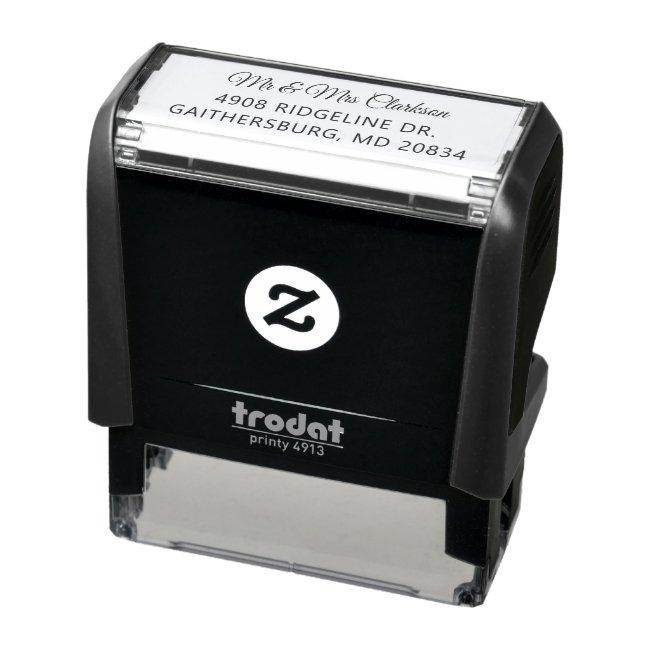 Elegant Personalized Name Self-inking Stamp