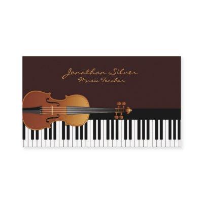 Elegant Piano Keys & Violin Music