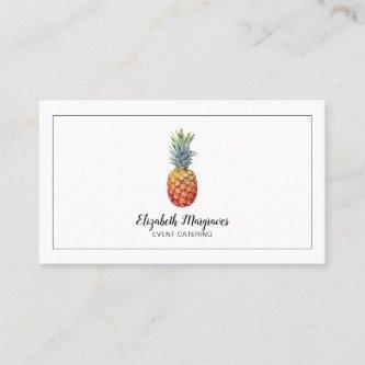 Elegant Pineapple Stylish Catering Logo