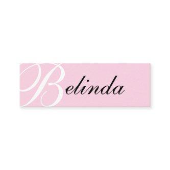 Elegant pink classic typography modern monogram mini
