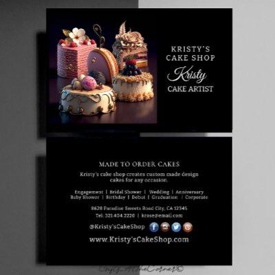 Elegant Pink Gold Floral Cake Bakery