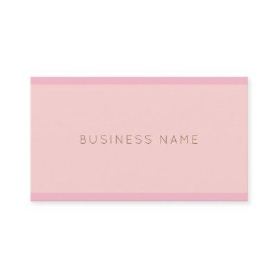 Elegant Pink Gold Modern Hand Script Name Plain