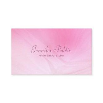 Elegant Pink Professional Template Handwritten