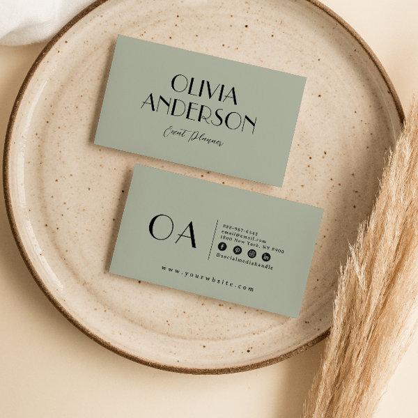 Elegant Pistachio Green Neutral Boho Chic Modern