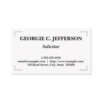 Elegant & Plain Solicitor