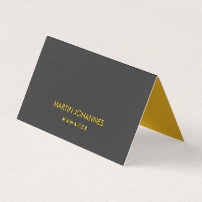 Elegant Plain Stylish Gold Color Premium Black