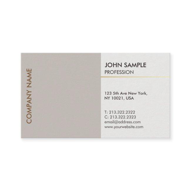 Elegant Plain Stylish Modern Professional Design