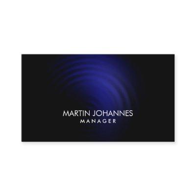 Elegant Professional Blue Black