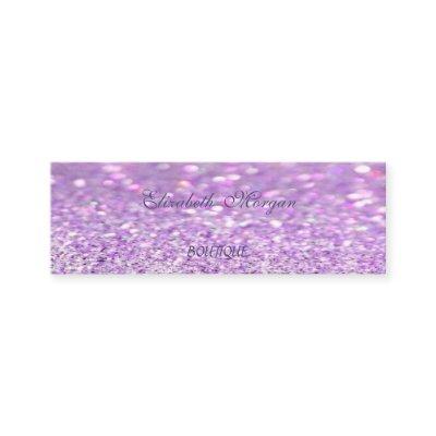 Elegant Professional Chic  Modern Glittery Bokeh Mini